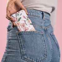 imoshion Design TPU Klapphülle Apple iPhone 13 Pro - Blossom Watercolor White