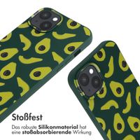 imoshion SilikonHülle design mit Band Apple iPhone 15 Plus - Avocado Green
