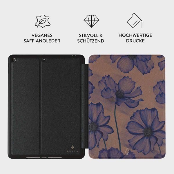 Burga Tablet Case Apple iPad 9 (2021) 10.2 Zoll / iPad 8 (2020) 10.2 Zoll / iPad 7 (2019) 10.2 Zoll - Velvet Night