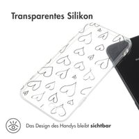 imoshion Design Hülle für das iPhone SE (2022 / 2020) / 8 / 7 - Hearts