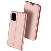 Dux Ducis Slim TPU Klapphülle Roségold für das Samsung Galaxy A71