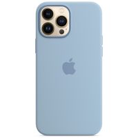 Apple Silikon-Case MagSafe für das iPhone 13 Pro Max - Blue Fog