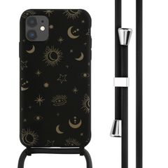 imoshion SilikonHülle design mit Band Apple iPhone 11 - Sky Black