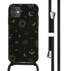 imoshion Silikonhülle design mit Band für das iPhone 11 - Sky Black