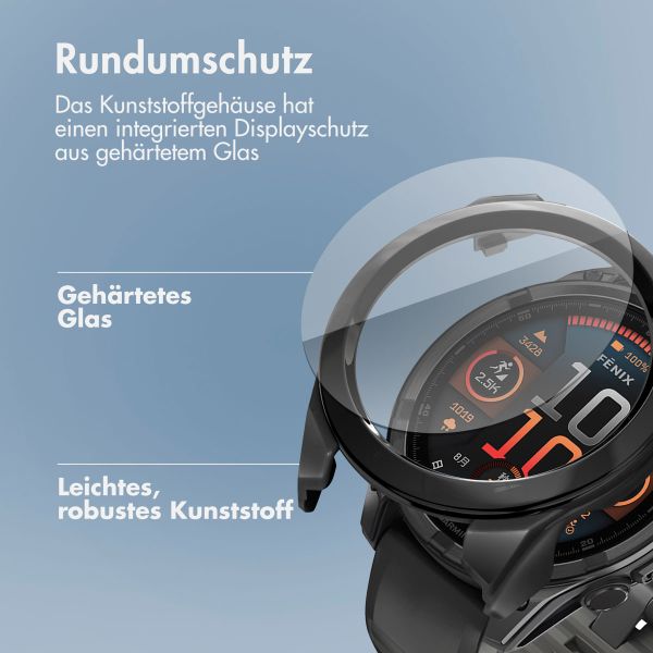imoshion Full Cover Hard Case Garmin Fenix 8 - 47 mm - Schwarz
