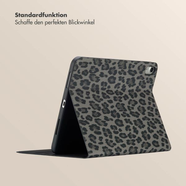 Selencia Sabi Klapphülle Apple iPad 11 (2025) 11 Zoll A16 / iPad 10 (2022) 10.9 Zoll - Midnight Black