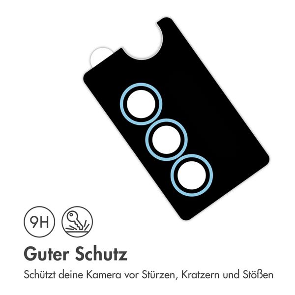 imoshion 2er-Pack Objektivschutz für Kamera für das Samsung Galaxy S25 Plus - Icyblue
