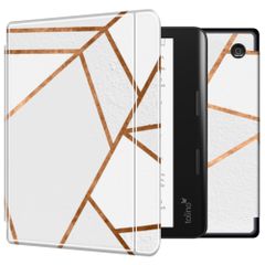 imoshion Design Slim Hard Case Sleepcover mit Stand Kobo Sage / Tolino Epos 3 - White Graphic