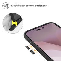 imoshion Rugged Hybrid Case für das Apple iPhone 14 Pro - Schwarz / Transparent
