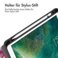 imoshion Design Trifold Klaphülle Apple iPad 6 (2018) 9.7 Zoll / iPad 5 (2017) 9.7 Zoll / Air 2 (2014)/Air 1 (2013) - Dusty Rose Blossom