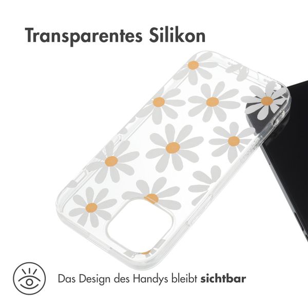 imoshion Design Hülle für das iPhone 13 Mini - Daisy flower