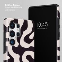 Selencia Vivid Back Cover Samsung Galaxy S25 Ultra - Art Wave Black