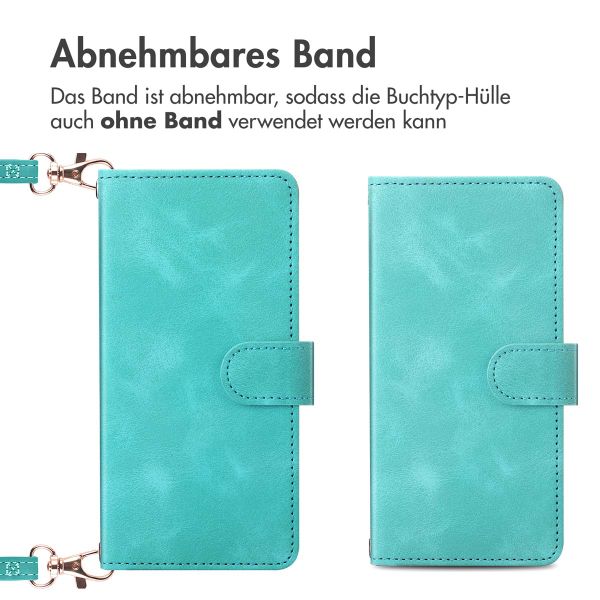 imoshion Klapphülle mit Kordel Samsung Galaxy S25 FE - Türkis