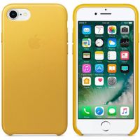 Apple Leder-Case Gelb für das Apple iPhone SE (2022 / 2020) / 8 / 7