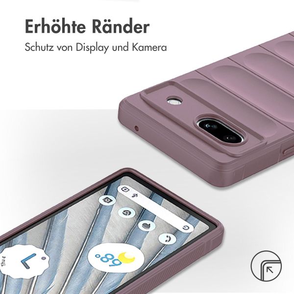 imoshion EasyGrip Back Cover für das Google Pixel 7a - Violett