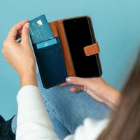 imoshion Luxuriöse Canvas-Klapphülle Samsung Galaxy S7 - Dunkelblau