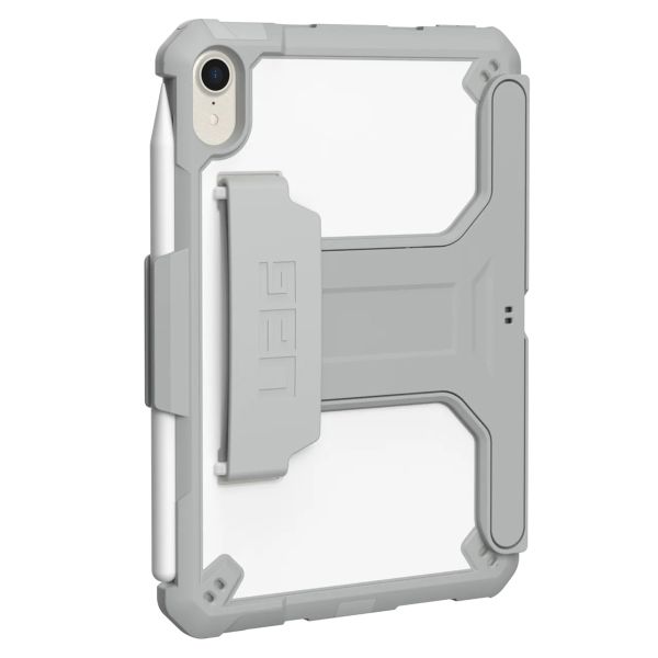 UAG Scout Healthcare backcover mit Ständer und Strap Apple iPad Mini 7 (2024) / iPad Mini 6 (2021) - Weiß / Grau