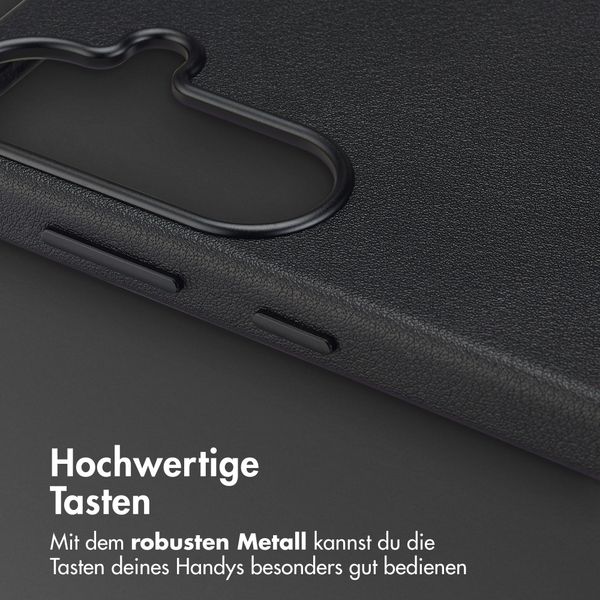 Accezz MagSafe Leather Backcover Samsung Galaxy S26 - Onyx Black