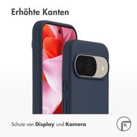 Accezz Liquid Silikoncase Google Pixel 10 / 10 Pro - Dunkelblau