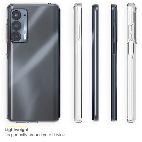 Accezz Clear TPU Backcover Motorola Edge 20 - Transparent
