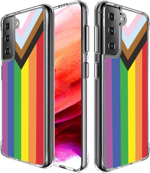 imoshion Design Hülle für das Samsung Galaxy S21 FE - Rainbow flag