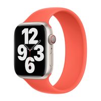 Apple Silikon Solo Loop für das  Apple Watch | 44/45/46/49 mm - Größe 8 - Nectarine