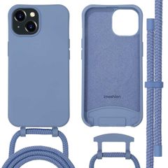 imoshion Color Backcover mit abnehmbarem Handykette und MagSafe Apple iPhone 15 - Ash Blue