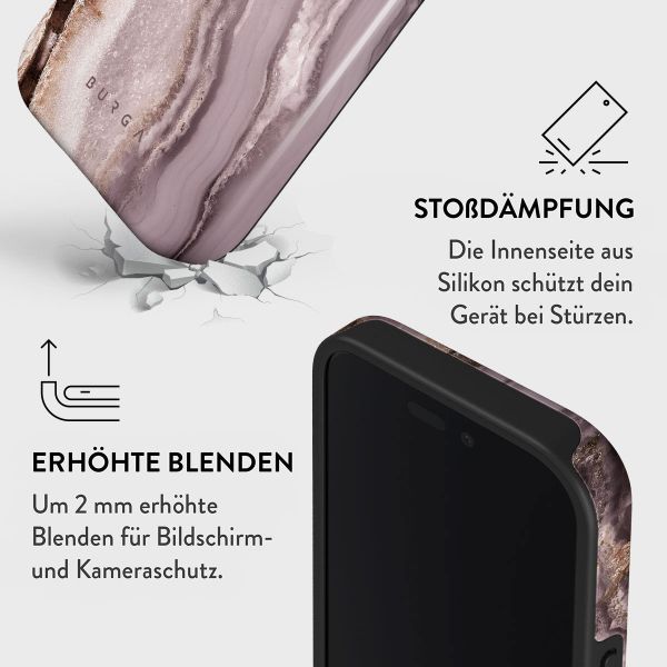 Burga Tough Back Cover für das iPhone 16 - Golden Taupe