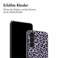 imoshion Design Hülle Samsung Galaxy A54 (5G) - Leopard Lilac