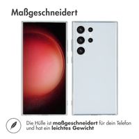 Accezz 100% recyceltes TPU Clear Cover Samsung Galaxy S24 Ultra - Transparent