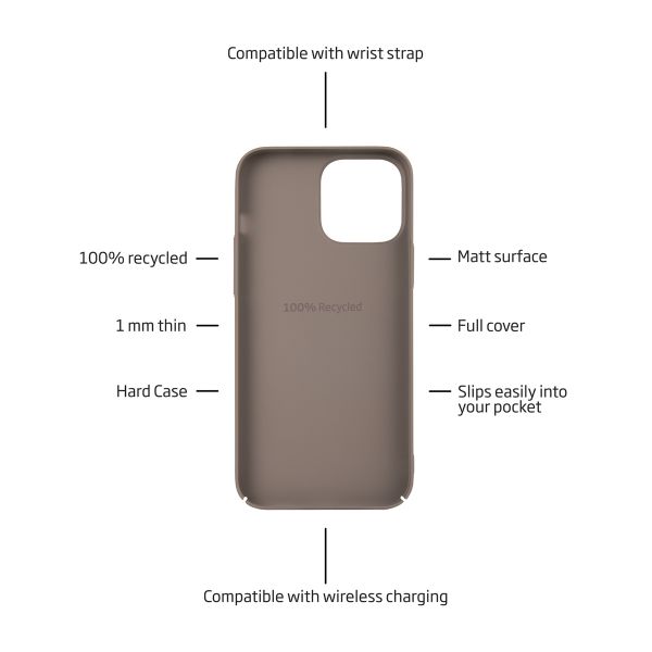 Holdit Slim Case für das iPhone 12 (Pro) - Mocha Brown