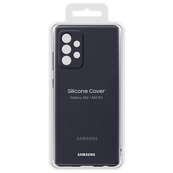 Samsung Original Silikon Cover Samsung Galaxy A52(s) (5G/4G) - Schwarz