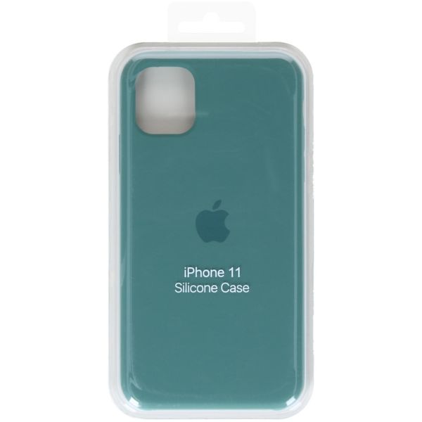 Apple Silikon-Case für das iPhone 11 - Pine Green