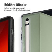 Accezz Classic Klapphülle Samsung Galaxy Tab S9 11.0 Zoll / Tab S10 FE / S9 FE 10.9 Zoll - Grün