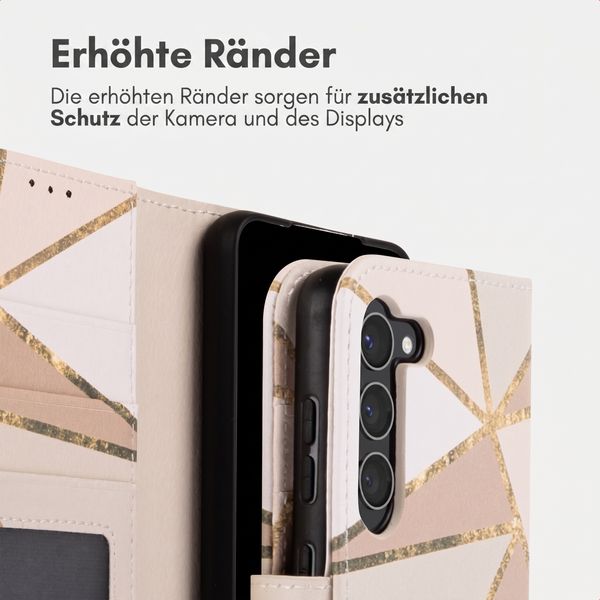 imoshion Design Klapphülle Samsung Galaxy S23 - Beige Graphic