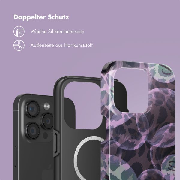 Selencia Vivid Rückabdeckung mit MagSafe Apple iPhone 15 Pro - Leo Bubble Green