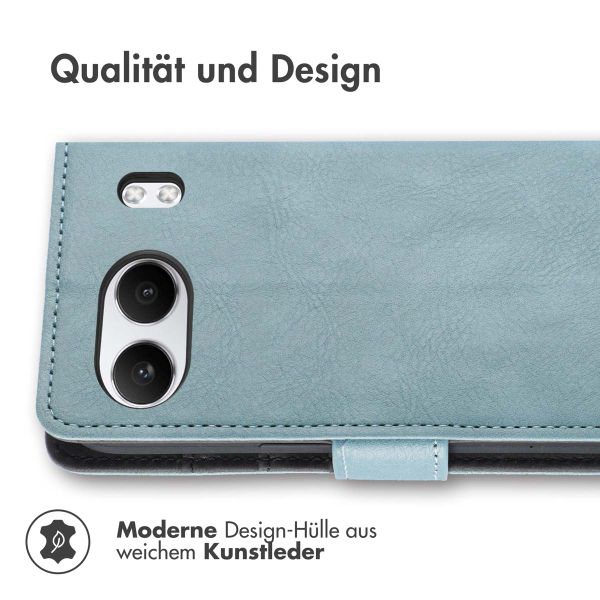 imoshion Luxuriöse Klapphülle OnePlus Nord 4 - Hellblau