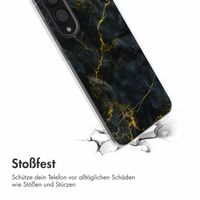 imoshion Design Hülle Samsung Galaxy S25 Edge - Black Marble