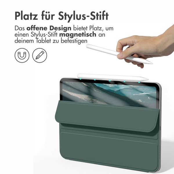 imoshion Magnetic Klapphülle Apple iPad Pro 11 (2022 / 2021 / 2020 / 2018) - Dunkelgrün