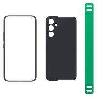 Samsung Original Silikon-Cover mit Band für das Samsung Galaxy A54 (5G) - Schwarz