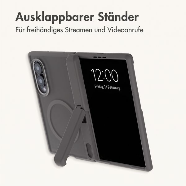 imoshion Color Guard mit MagSafe und Ständer Samsung Galaxy Z Fold 8 - Grau