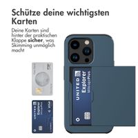 imoshion Backcover mit Kartenfach für das iPhone 15 Pro - Dunkelblau