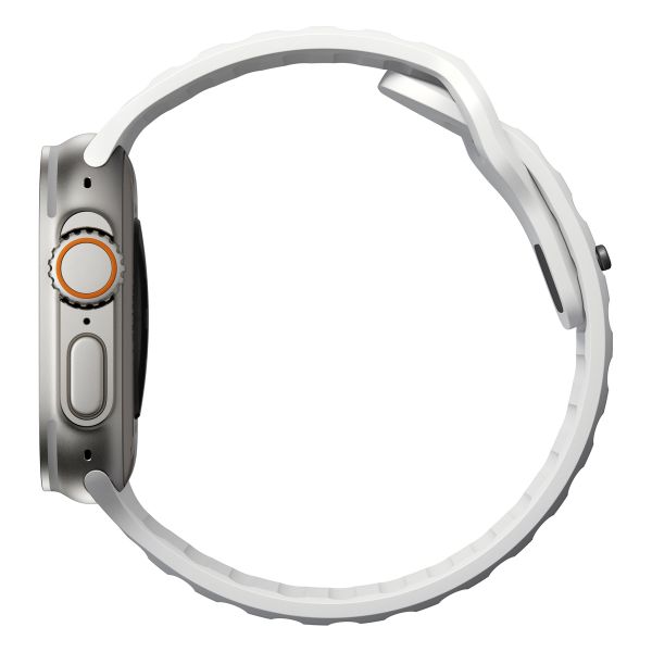 Nomad Sport Band FKM für die Apple Watch Series 1 bis 10 / SE / Ultra (2) (44/45/46/49 mm) - Weiß