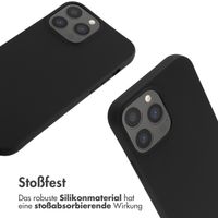 imoshion Silikonhülle mit Band für das iPhone 13 Pro Max - Schwarz