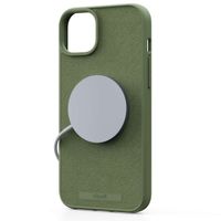 Njorð Collections Wildleder Comfort+ Case MagSafe für das iPhone 15 Plus - Olive