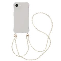 imoshion Handykette mit Perlen + Handgelenkschlaufe Apple iPhone 16e - Transparent