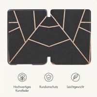imoshion Design Slim Hard Case Klapphülle Kobo Clara HD - Black Graphic