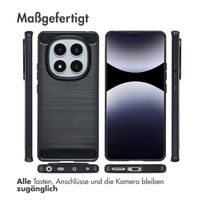 imoshion Brushed Back Cover Xiaomi Redmi Note 14 Pro (4G) - Schwarz
