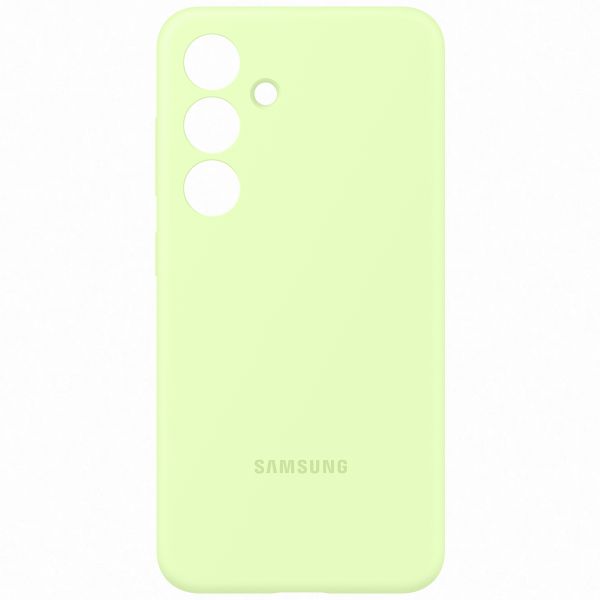 Samsung Original Silikon Cover Samsung Galaxy S24 - Light Green