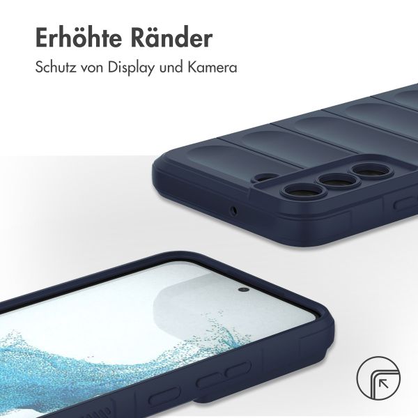 imoshion EasyGrip Back Cover für das Samsung Galaxy S22 - Dunkelblau